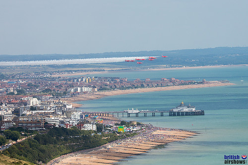 Red Arrows from Beachy Head