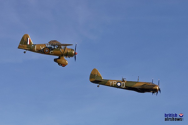 Lysander and Blenheim