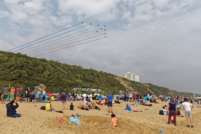Red Arrows arrival