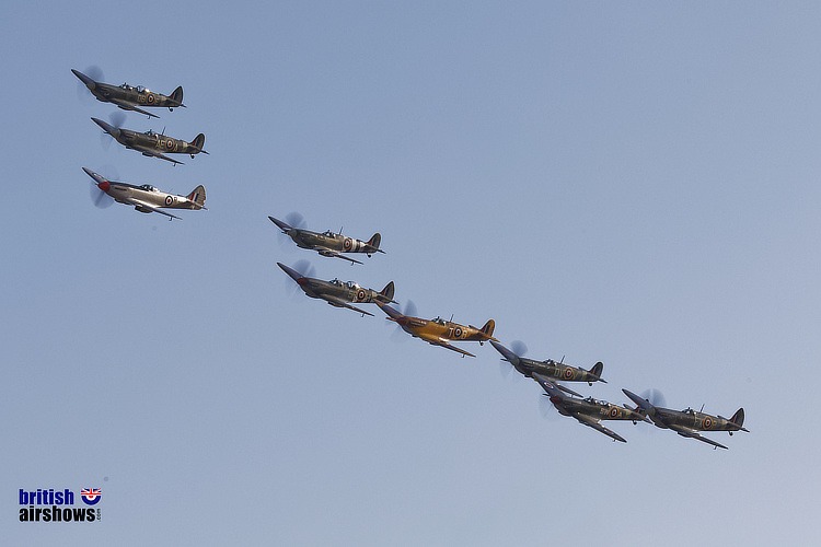 Diamond Nine Spitfires