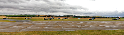 Ready for take-off at the Battle of Britain Airshow