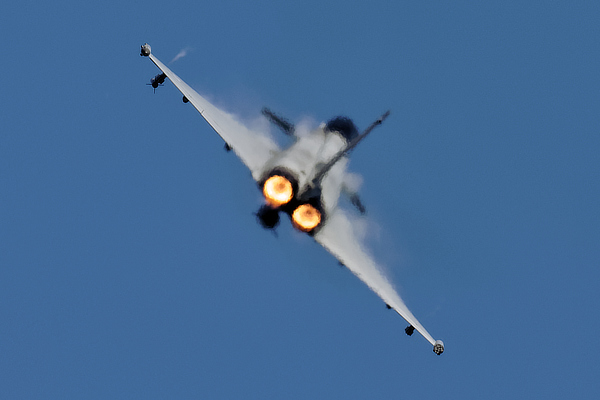 Typhoon in its own heat haze