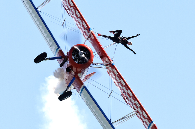 Emma, a girl who likes to have fun, flown by Dave Barrell 