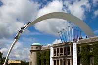 Red Arrows arrival, Goodwood Festival of Speed