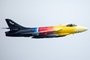 Jonathon Whaley waves following display in Hawker Hunter 'Miss Demeanour' (2013)