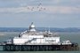 Red Arrows over Eastbourne pier