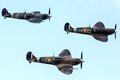 One of two Spitfire trios
