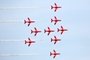 Red Arrows 'Lancaster' formation