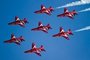 Reduced diamond 7-ship Red Arrows team