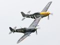 Spitfire and Mustang