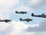Blenheim with Hurricane escort