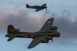Sally B and Spitfire 1522