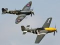 Spitfire and Mustang