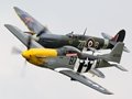 Spitfire and Mustang