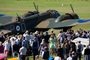 Crowds admire the Bristol Blenheim