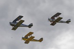 Thruxton Jackaroo leading Tiger Moths