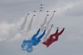 Red Arrows and Patrouille de France form Concorde 6957