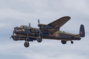 BBMF Lancaster a wave from the cockpit 6223